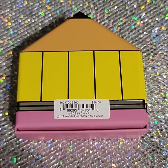 Betsey Johnson Pink Pencil Bracelet and Earring Set - Picture 5 of 6